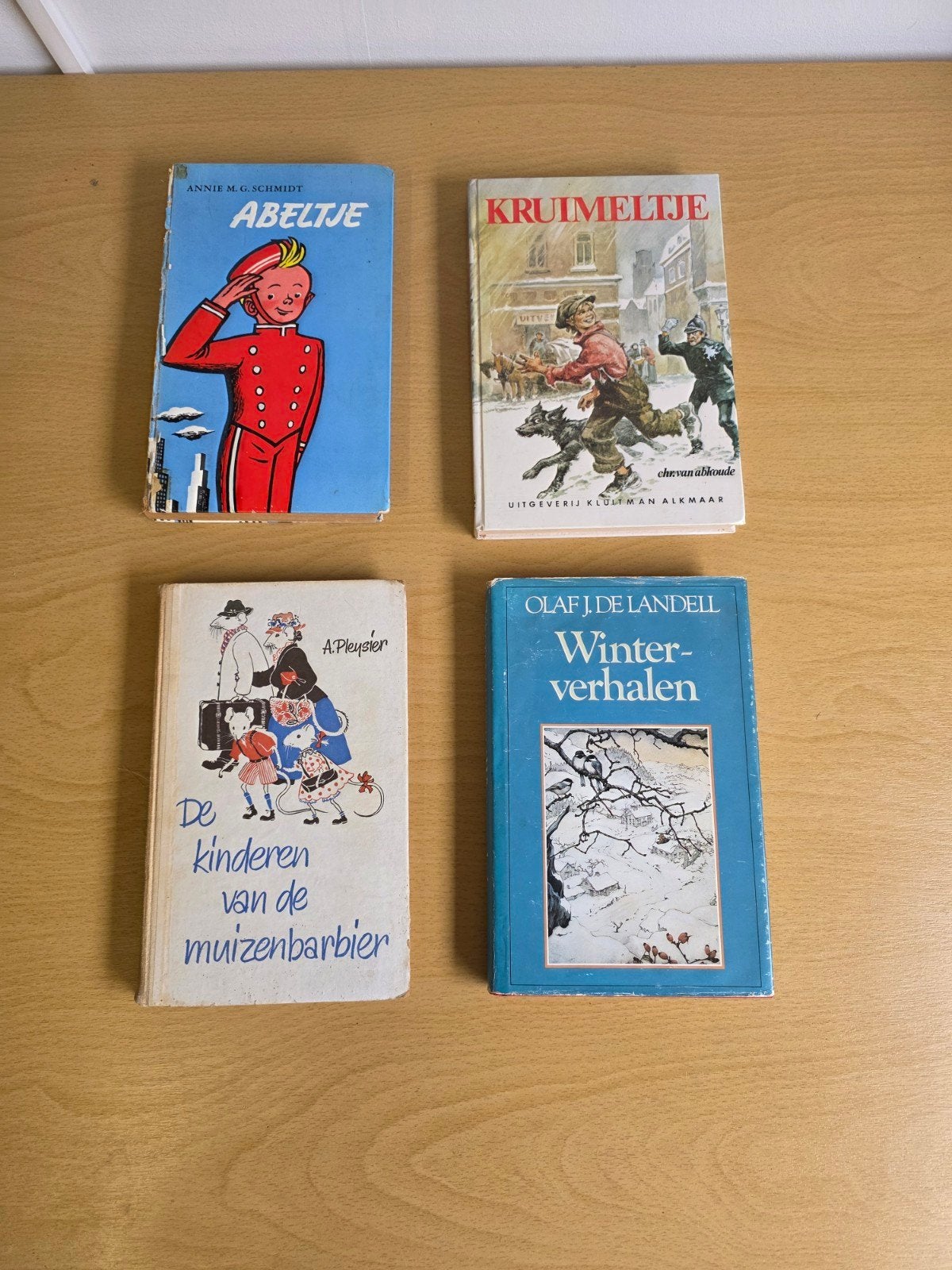 Vintage Kinderboeken: Abeltje, Kruimeltje, Winterverhalen, Ophalen of Verzenden