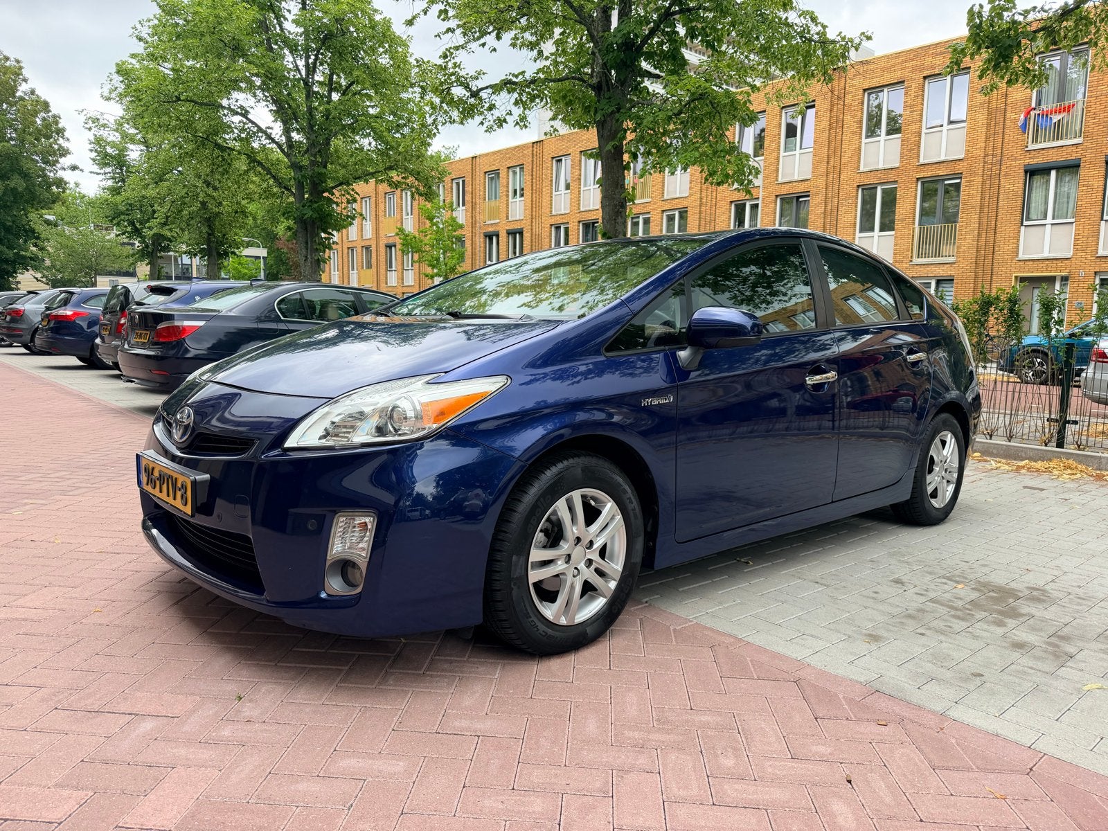 Toyota Prius 1.8 Full Hybrid 136PK Aut 2011 Blauw, Auto's, Toyota, 1345 kg, Euro 6, 4 cilinders, Blauw