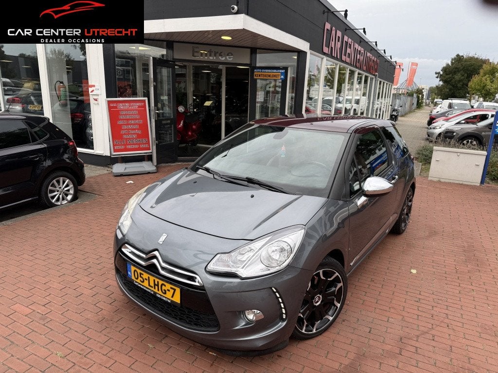 Citroën DS3 1.6 THP Sport Chic | leder | airco |cruise cont, Auto's, 1140 kg, Euro 5, 15 km/l, Gebruikt