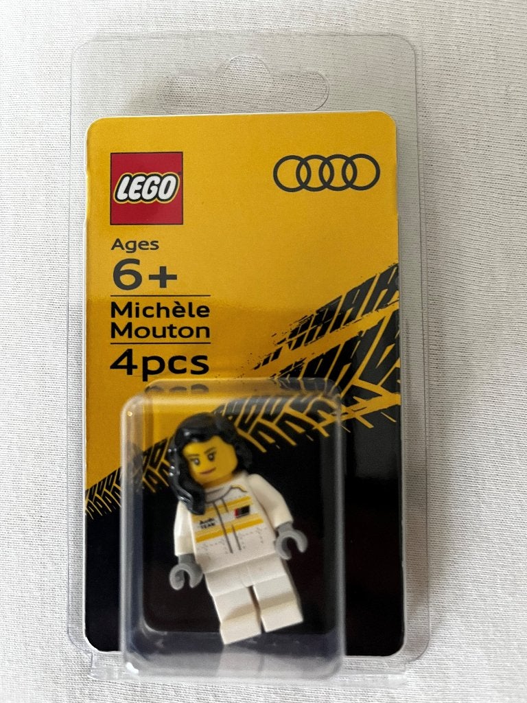 Lego Minifig Michele Mouton, Ophalen of Verzenden, Nieuw