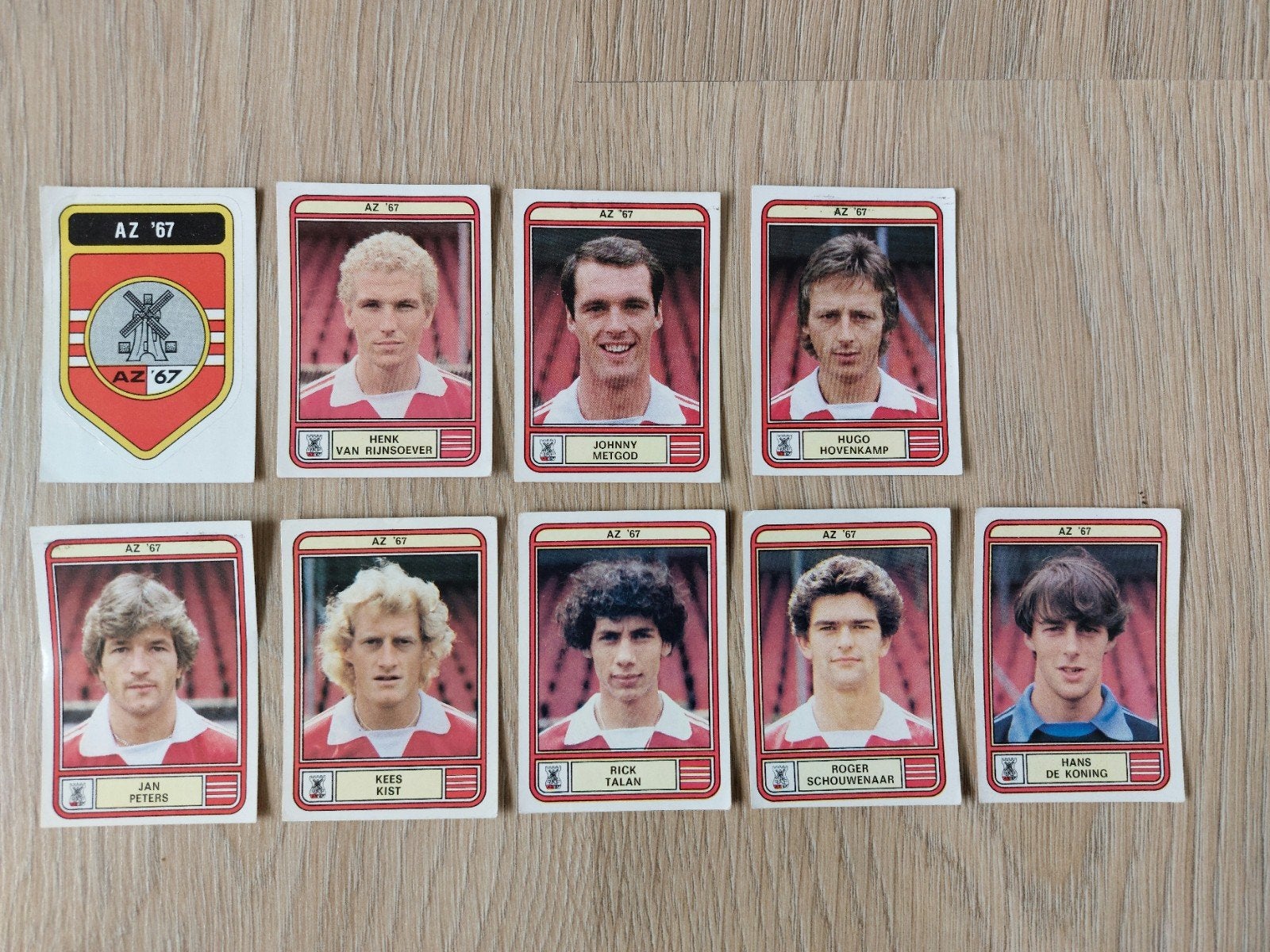 panini voetbal 80 az'67 plaatjes 1980 AZ, Verzamelen, Verzenden, Zo goed als nieuw, AZ, Poster, Plaatje of Sticker