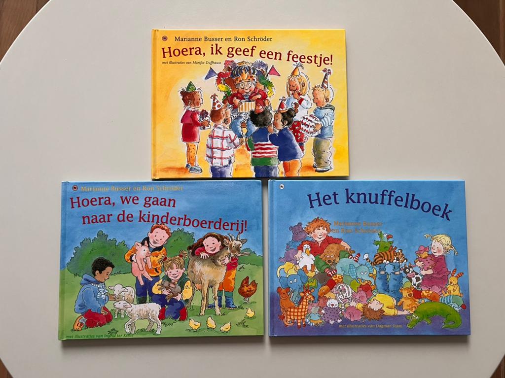 3 boeken Marianne Busser en Ron Schröder, Ophalen of Verzenden, Zo goed als nieuw, Fictie algemeen