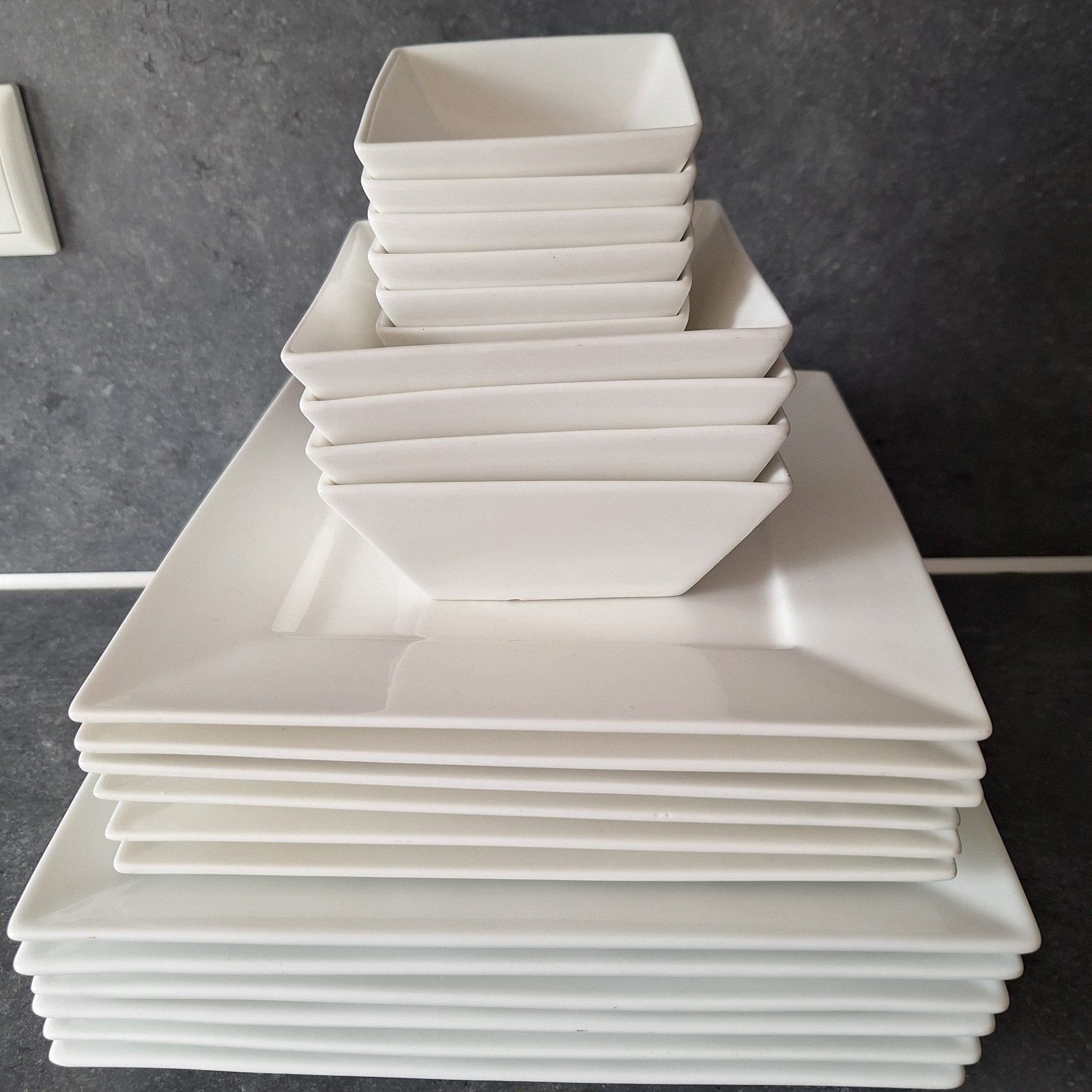 servies  voor 6 personen, Ophalen, Zo goed als nieuw, Overige stijlen, Bord(en)