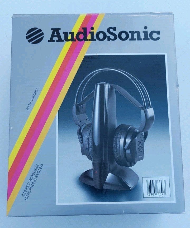 AudioSonic Retro Draadloze Koptelefoon - NIEUW, Overige merken, Verzenden, Nieuw, Over-ear