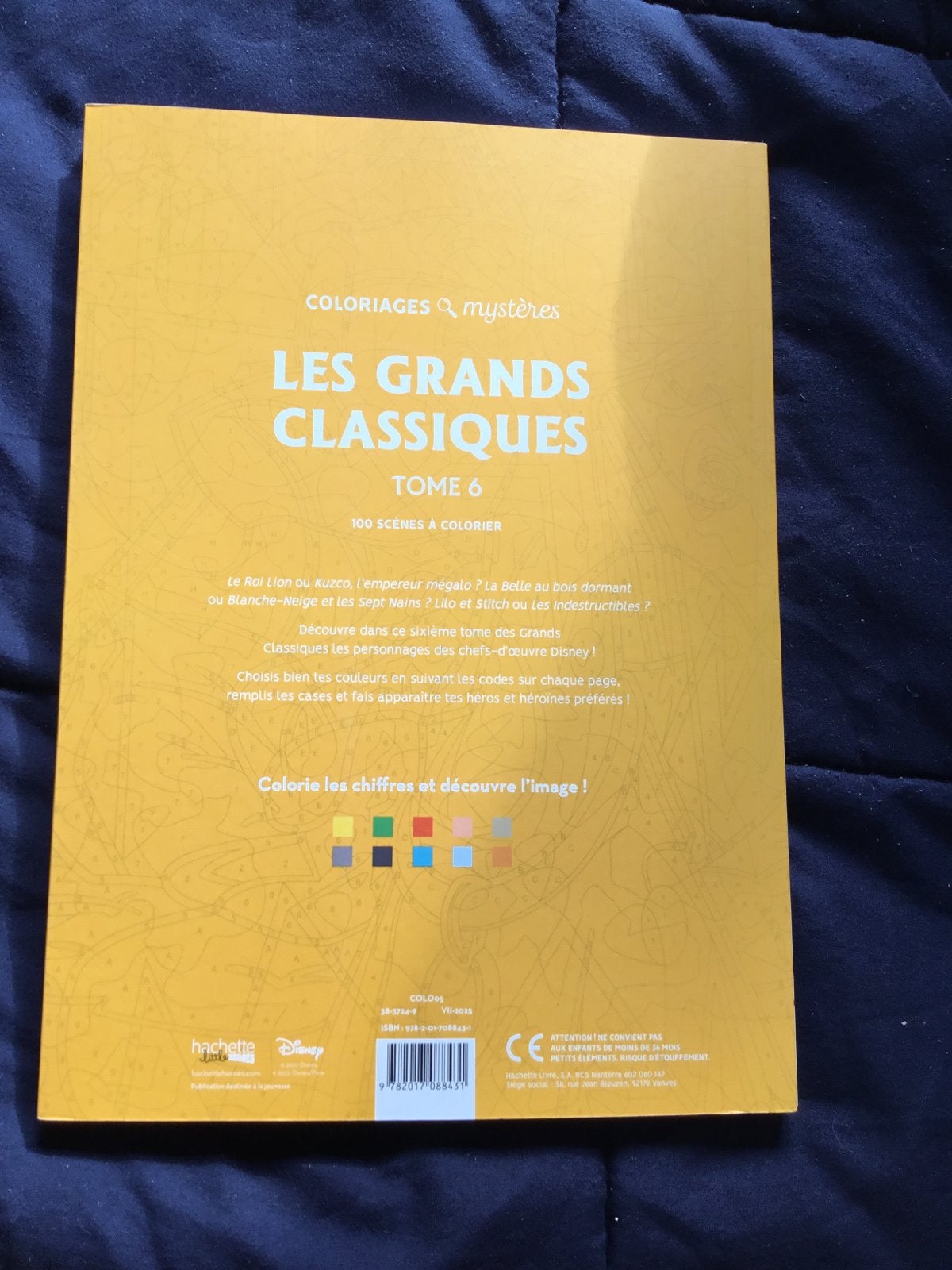 Disney Kleurboek Les Grands Classiques Tome 6, Ophalen of Verzenden, Nieuw