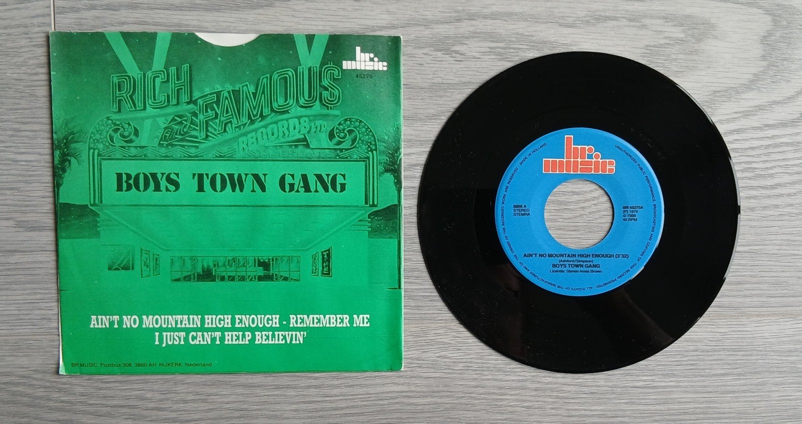 Boys Town Gang - Ain't No Mountain High Enough - Single, Ophalen of Verzenden, Gebruikt, Pop