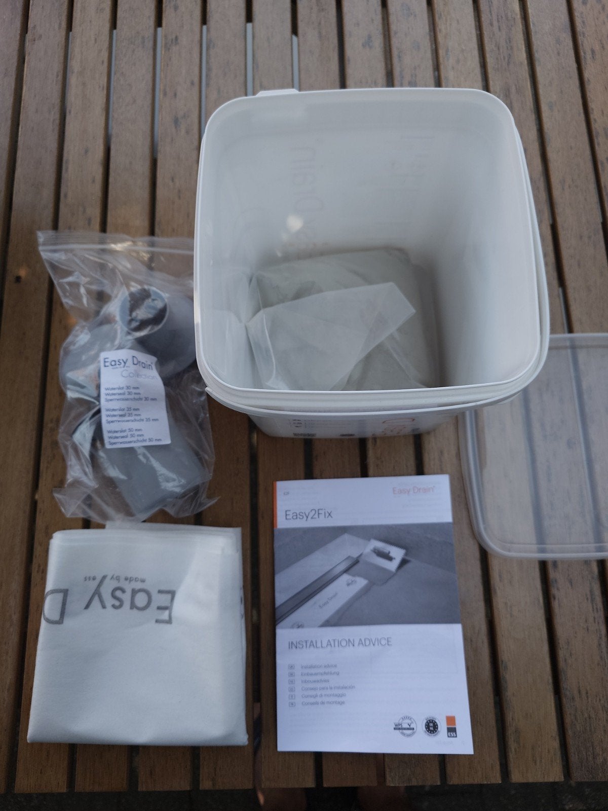 Easy Drain Easy2Fix montageset, Ophalen of Verzenden, Nieuw