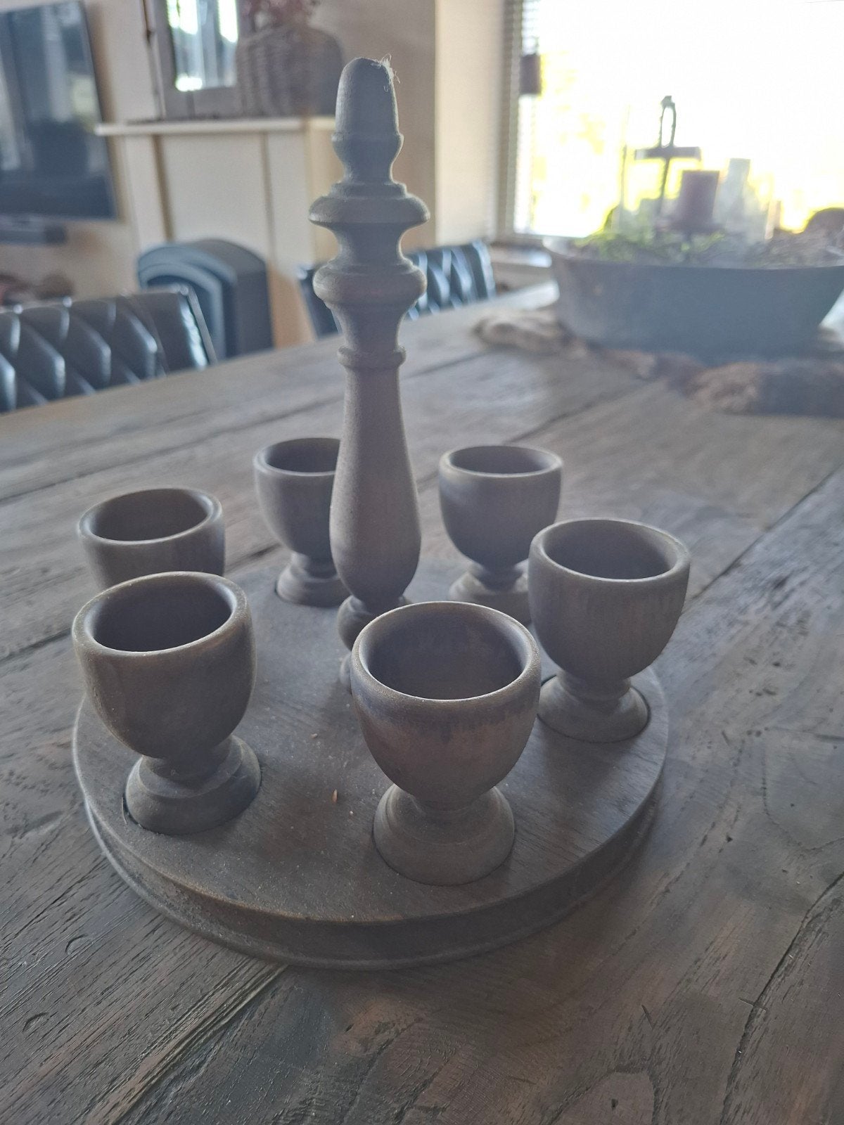 houten eierdophouder Hoffz stijl, Ophalen of Verzenden