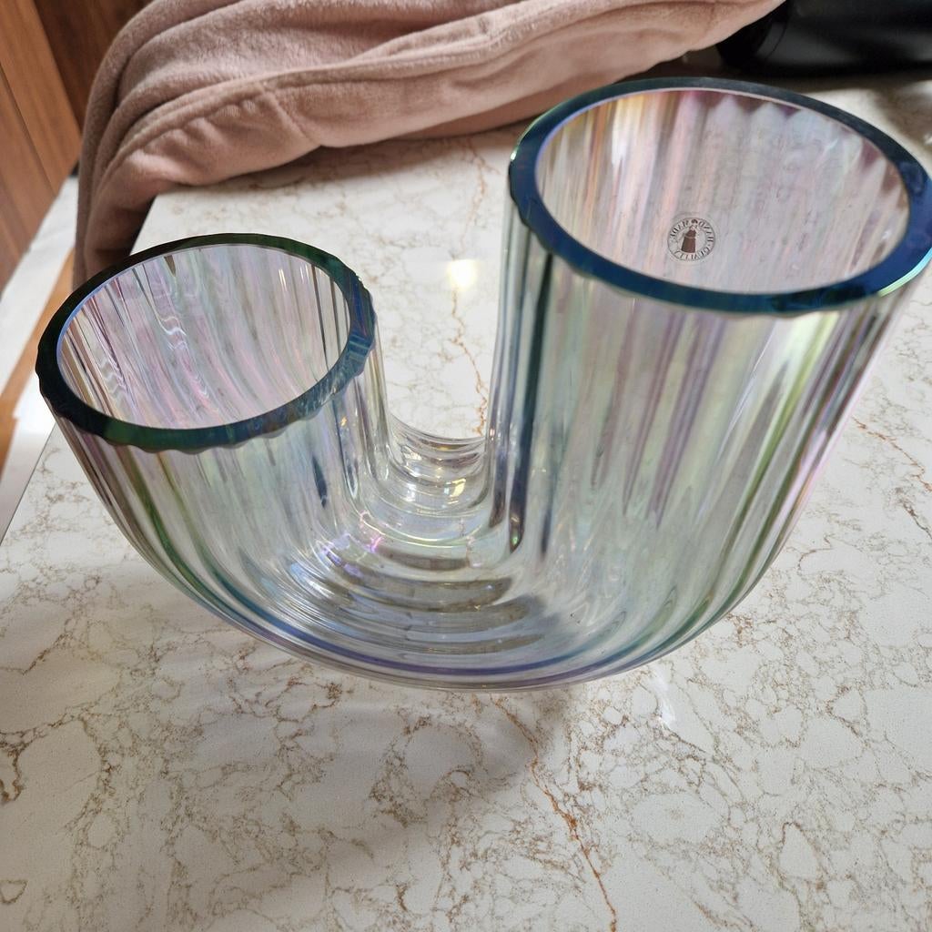 IKEA Raffelbjork Vaas - Uniek Design 20cm, Ophalen of Verzenden, Zo goed als nieuw