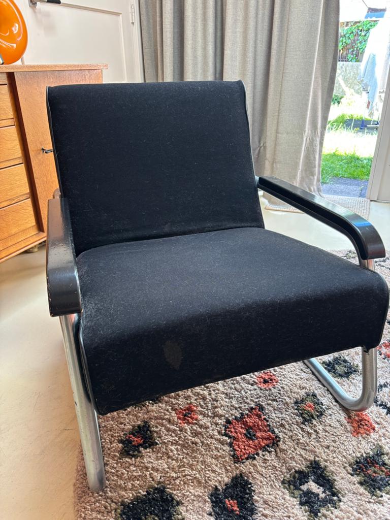 Design fauteuil Gelderland Jan des Bouvrie (model 4750/4751), Huis en Inrichting, Ophalen, Gebruikt, Design, 75 tot 100 cm