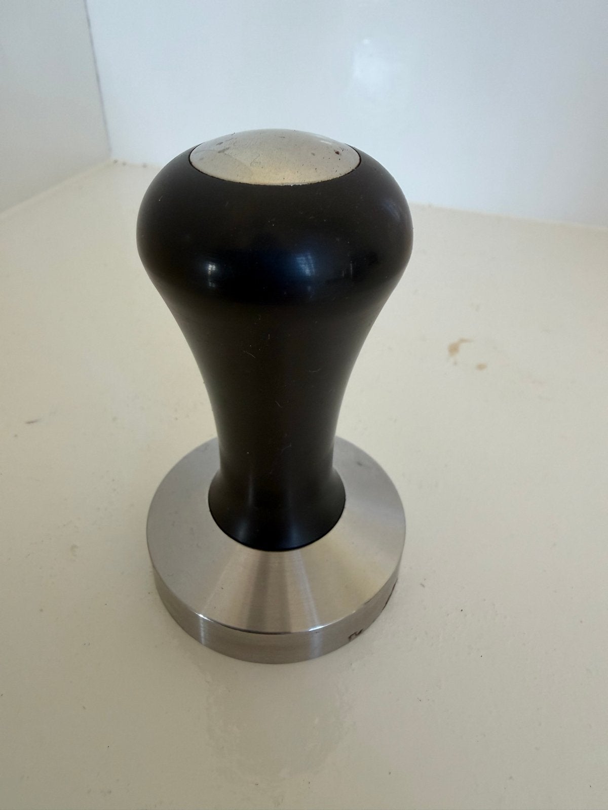 Koffie Tamper - Zo goed als nieuw, Overige typen, Ophalen of Verzenden, Zo goed als nieuw, Zwart