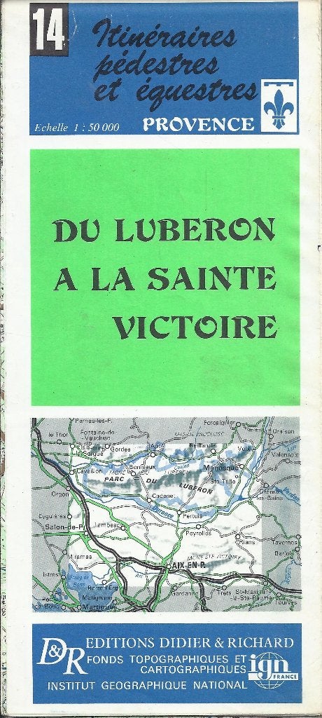 Pl99 plattegrond provence: du luberon a la sainte victoire, Gelezen, Ophalen of Verzenden, Landkaart, 2000 tot heden