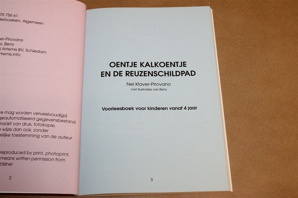 Oentje Kalkoentje — Kinderboek, Reuzenschildpad, Ophalen of Verzenden, Zo goed als nieuw, Fictie algemeen