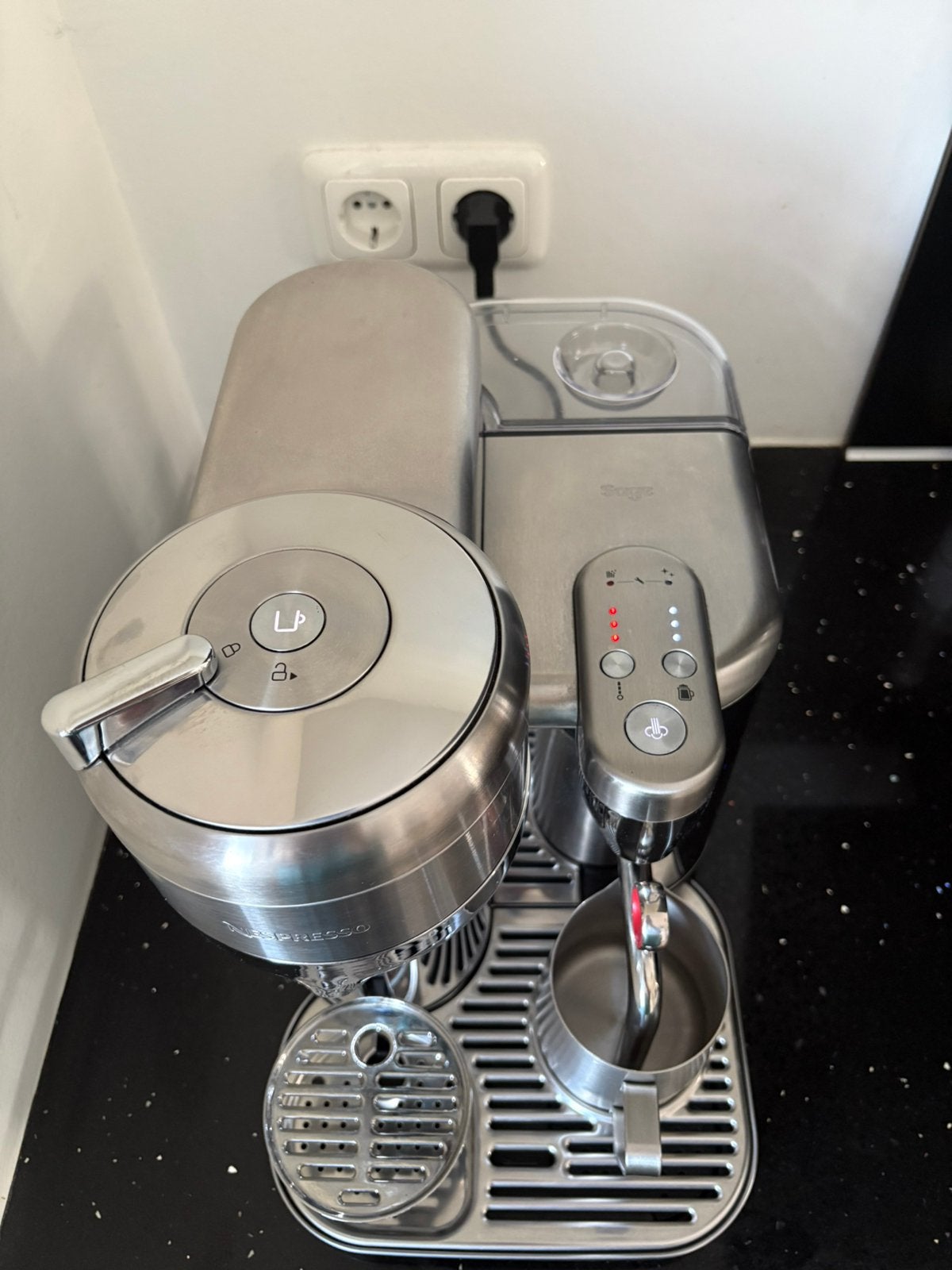 Nespresso Sage Vertuo Creatista Stainless Steel, Ophalen, Zo goed als nieuw