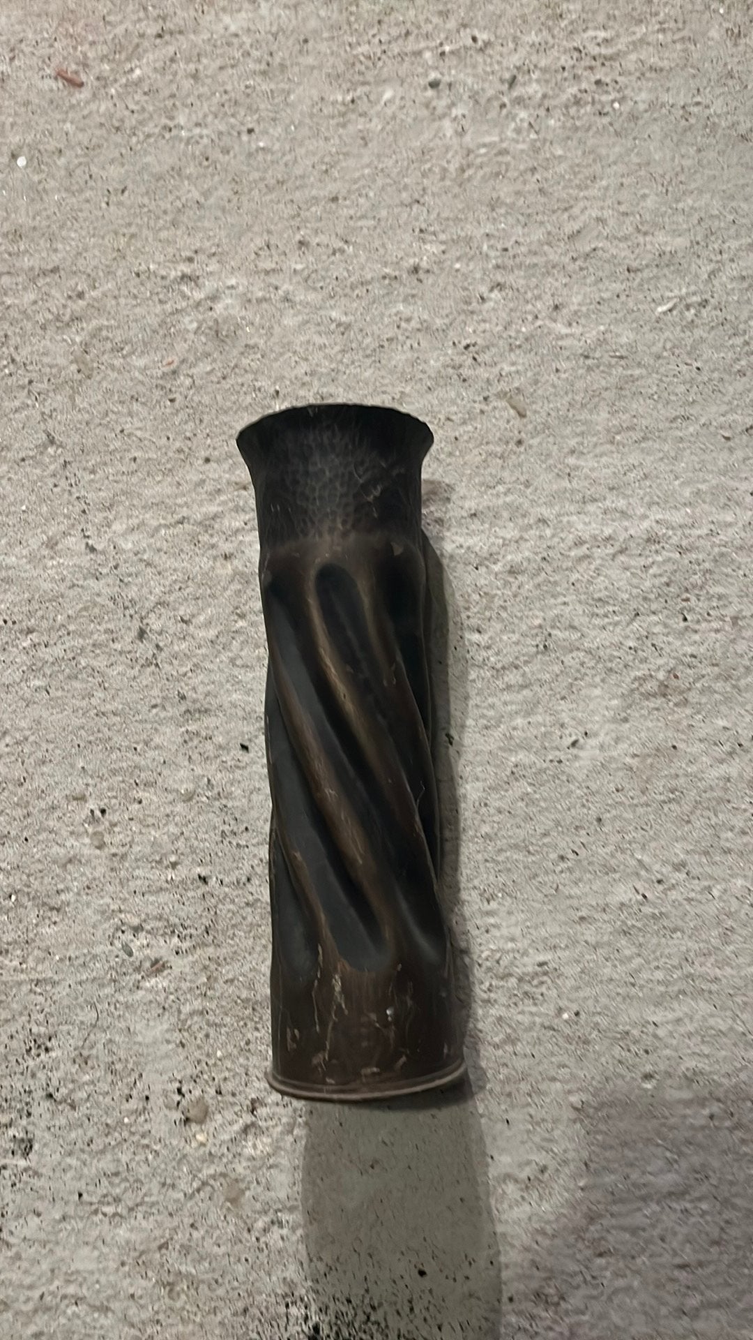 75 mm huls m18 bewerkt 1943, Ophalen of Verzenden, Hulzen of Bodemvondsten