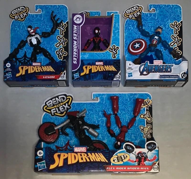 4x Marvel 'Bend and Flex' [Hasbro] New, Kinderen en Baby's, Speelgoed | Actiefiguren, Ophalen of Verzenden, Nieuw