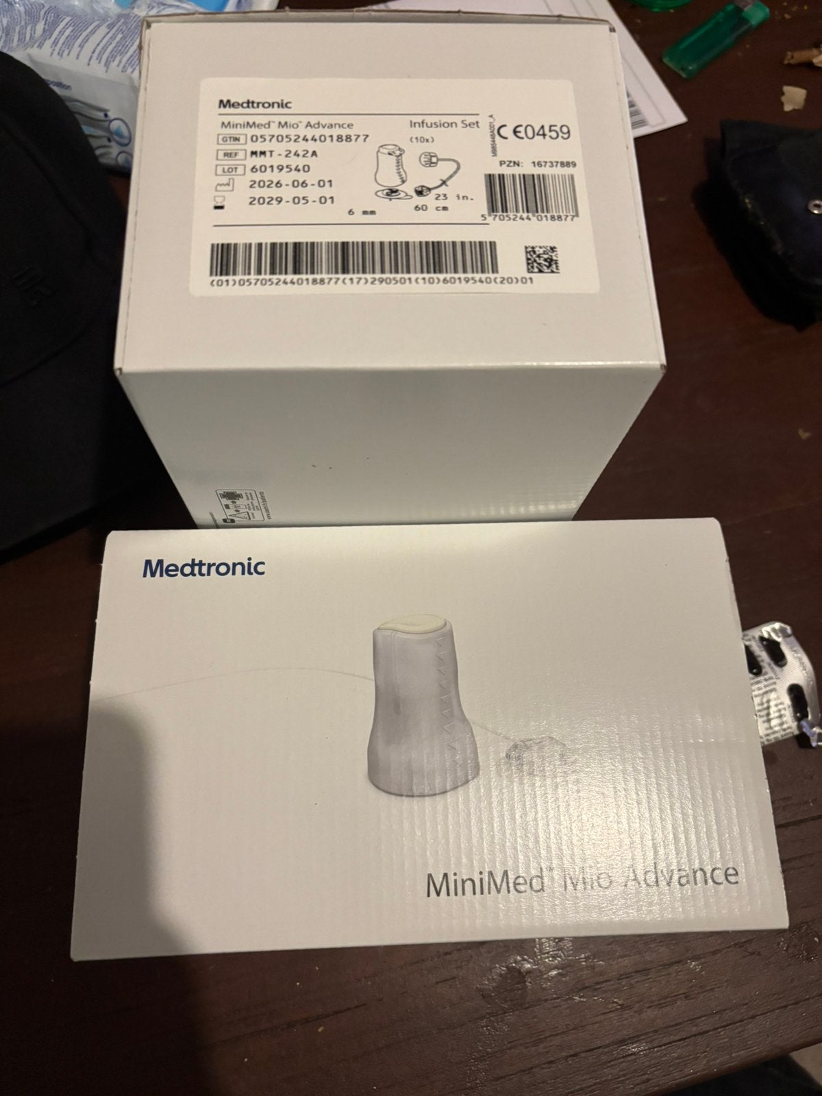 Minimed mio advance 2x nieuw, Diversen, Ophalen of Verzenden, Nieuw