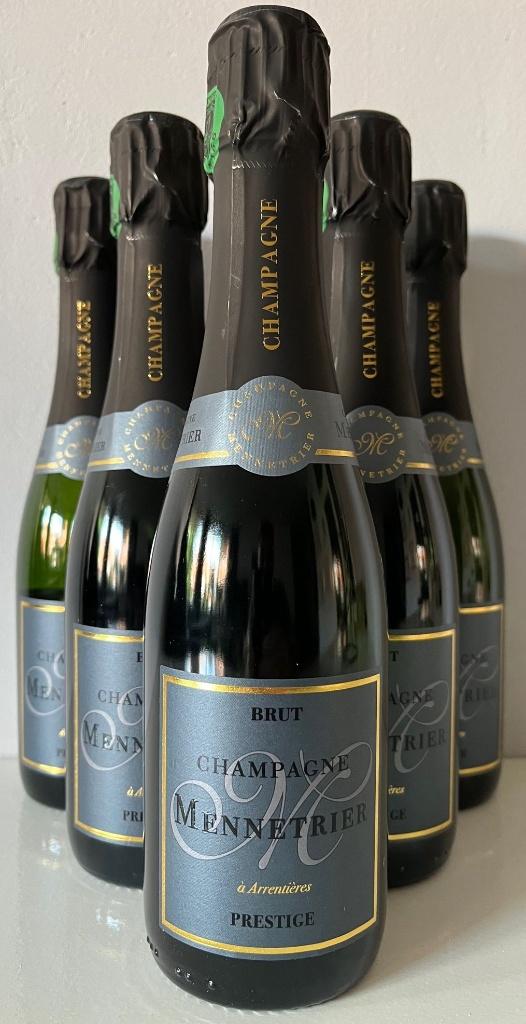 Mennetrier Champagne Brut Prestige (6 x 0,375L), Frankrijk, Nieuw, Ophalen of Verzenden, Champagne