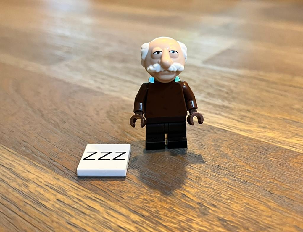 Lego Waldorf minifiguur van the Muppets, Overige thema's, Lego, Ophalen of Verzenden, Zo goed als nieuw