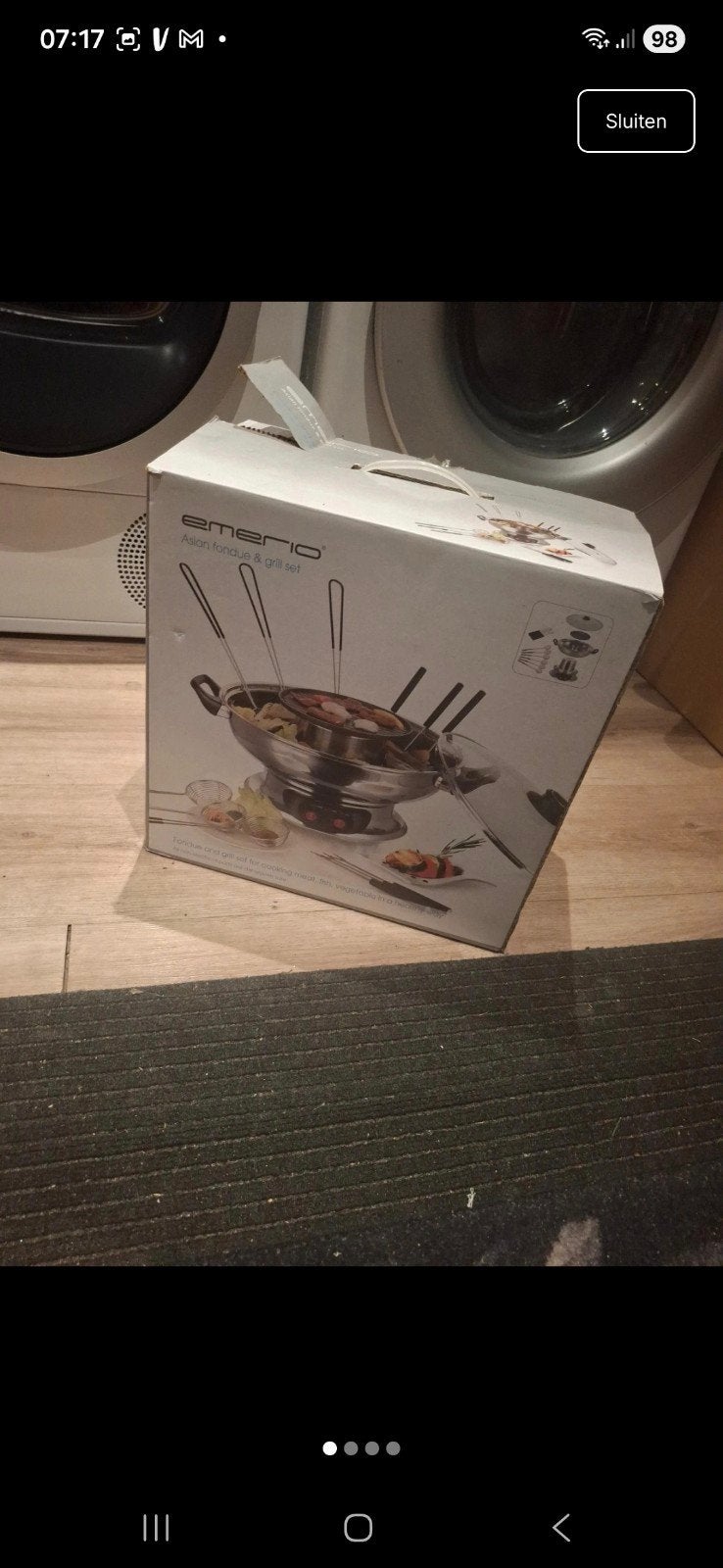 Emerio Asian Fondue & Grill Set - Nieuw in doos, Witgoed en Apparatuur, Gourmetstellen, Ophalen of Verzenden, Nieuw, 4 t/m 7 personen