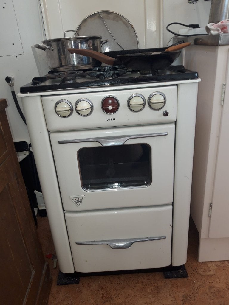 etna fornuis vintage jaren 60, Witgoed en Apparatuur, Ovens, Ophalen, 60 cm of meer, Combi-oven, Zo goed als nieuw