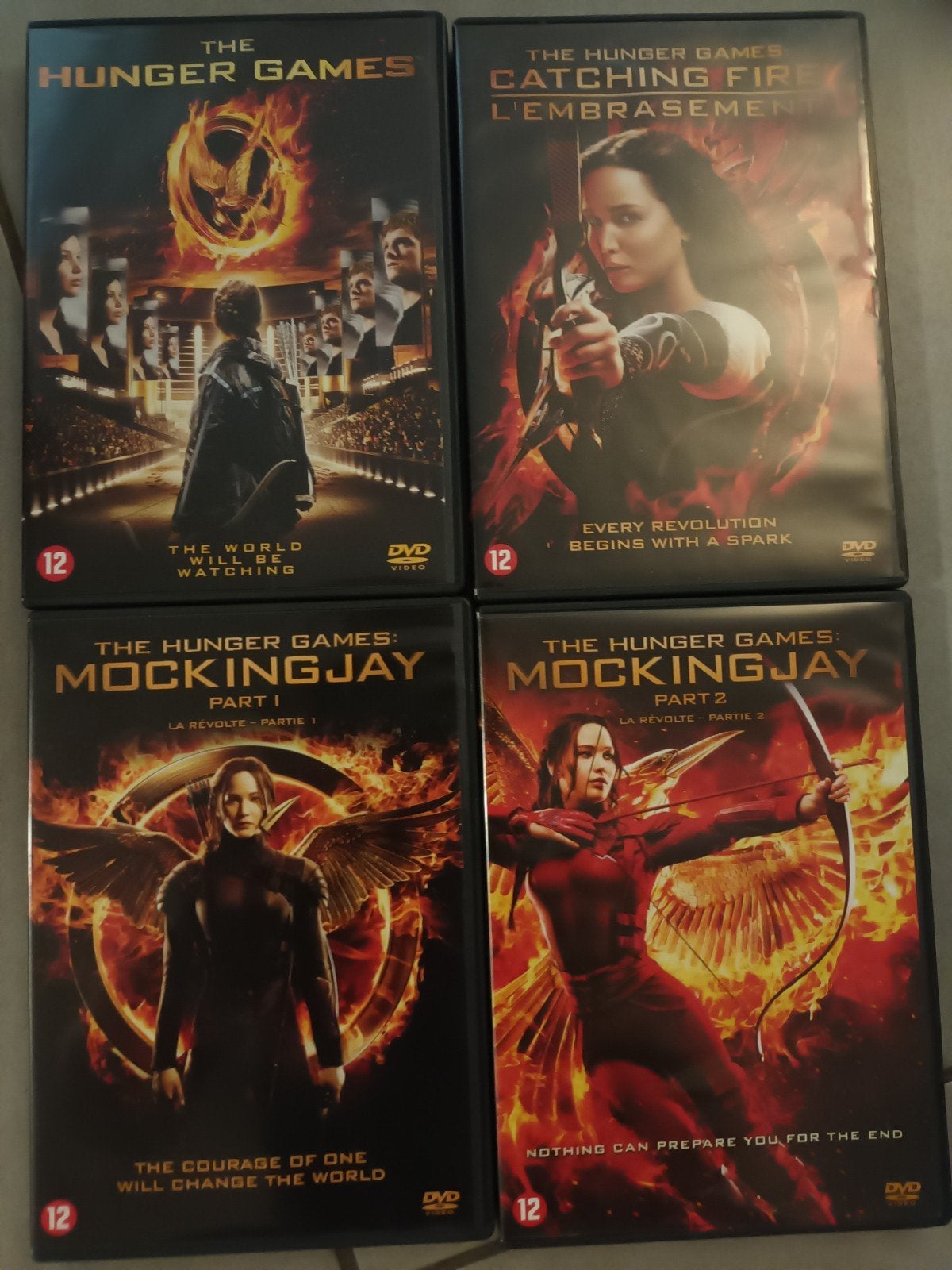 Dvd Hunger Games, Alle leeftijden, Verzenden, Zo goed als nieuw