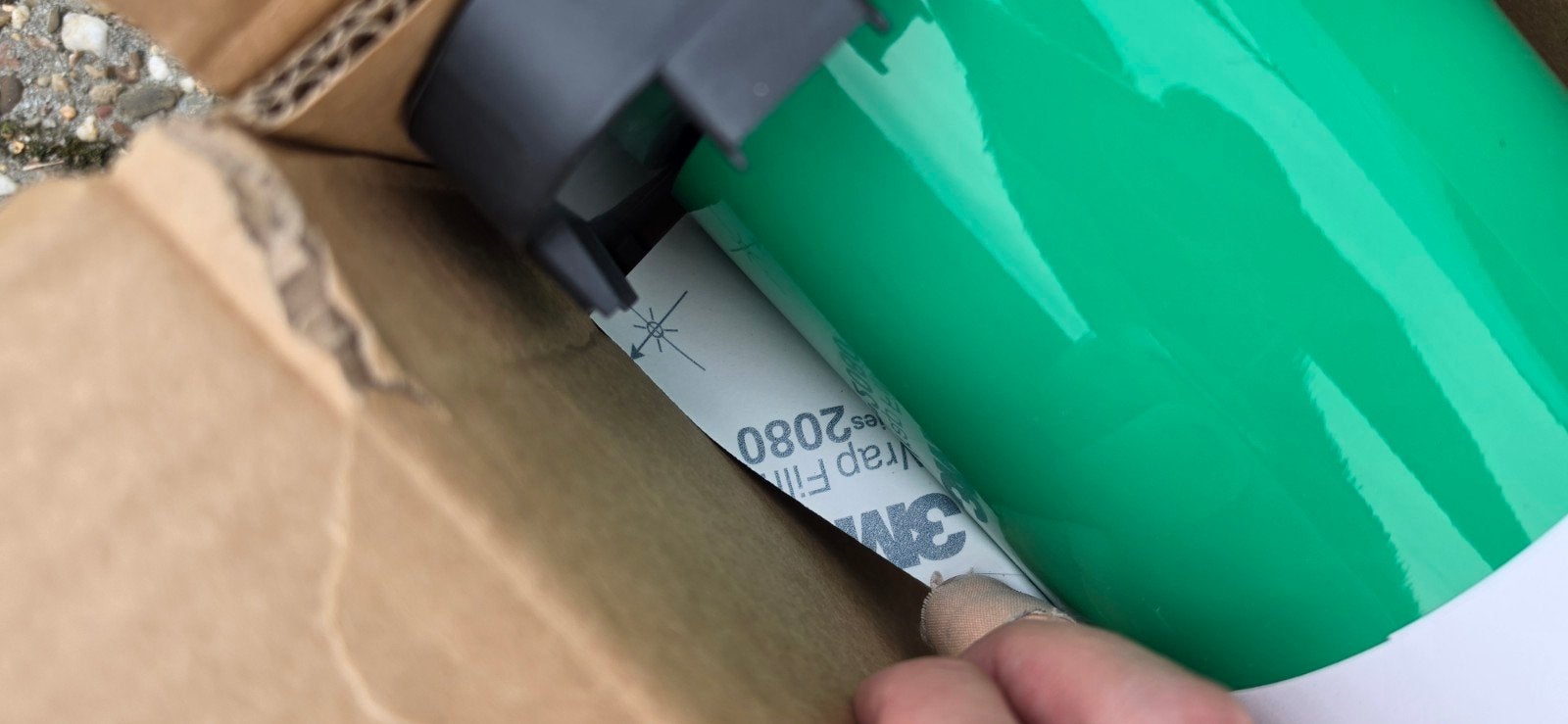 3m serie 2080 wrap folie  Kelly Green splinternieuw rol 23 m, Ophalen