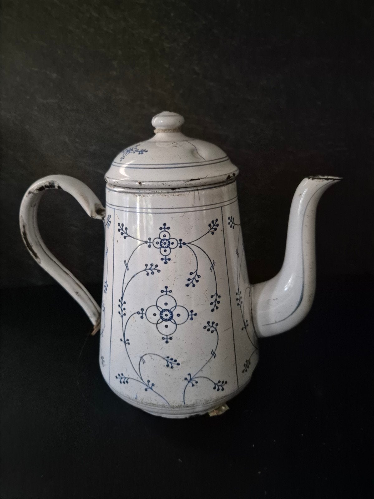 Emaille koffie/thee pot, Ophalen of Verzenden