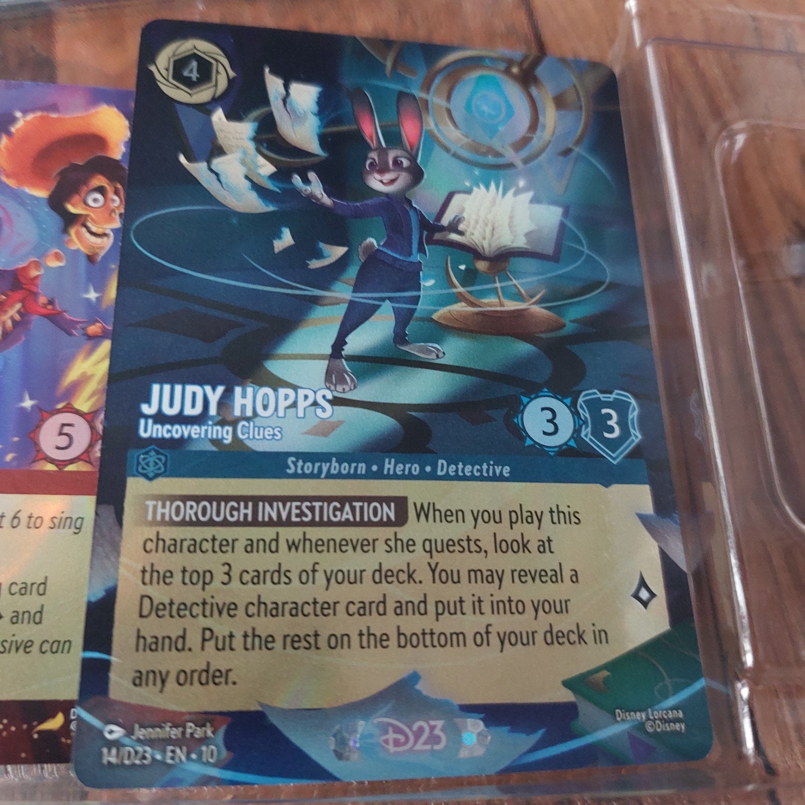 lorcana d23 Disney  judy hopps, Verzamelen, Ophalen of Verzenden, Overige figuren, Plaatje of Poster