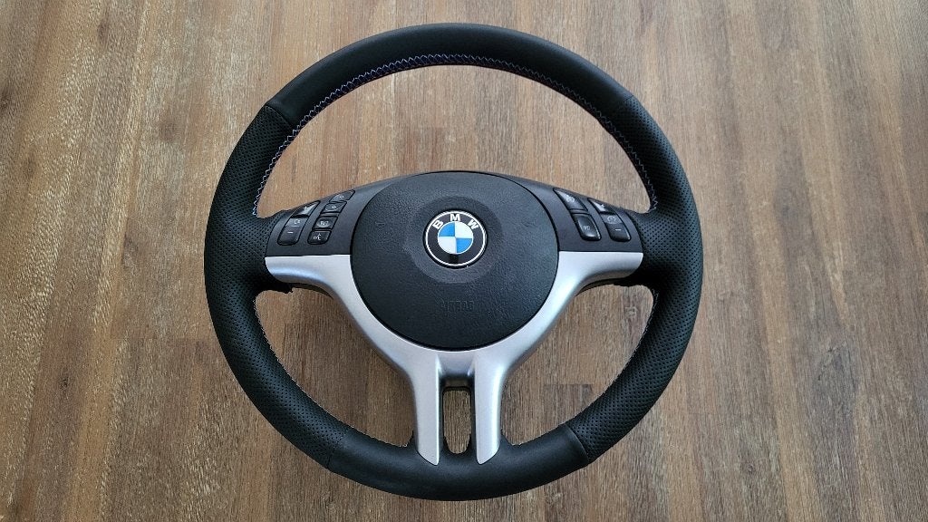 Nieuw bekl. BMW E46 sportstuur met stuurbediening en airbag, Ophalen, Nieuw, BMW