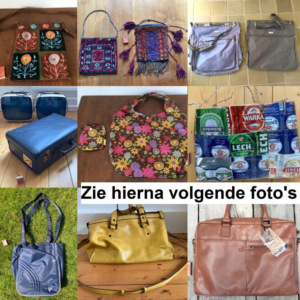 Div. tassen tasjes koffers shoppers koffertjes reistassen, Ophalen of Verzenden, Zo goed als nieuw, Overige typen