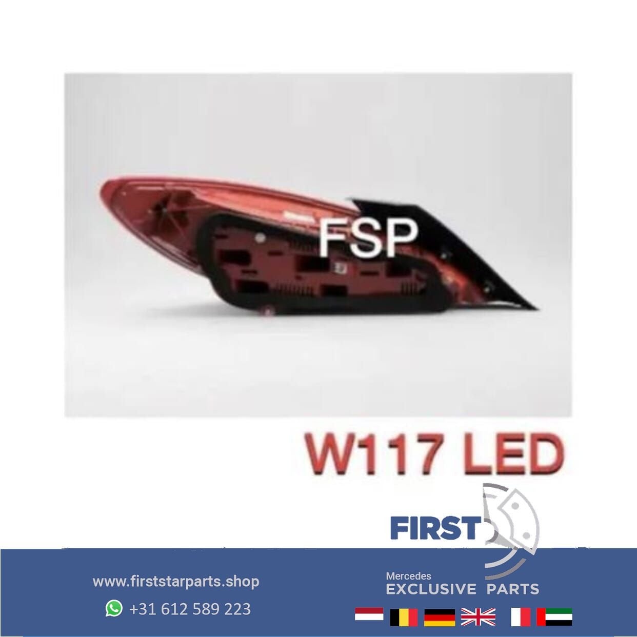 W117 C117 X117 CLA LED ACHTERLICHT PRE-FACELIFT RECHTS origi, Gebruikt, -, Ophalen of Verzenden, -