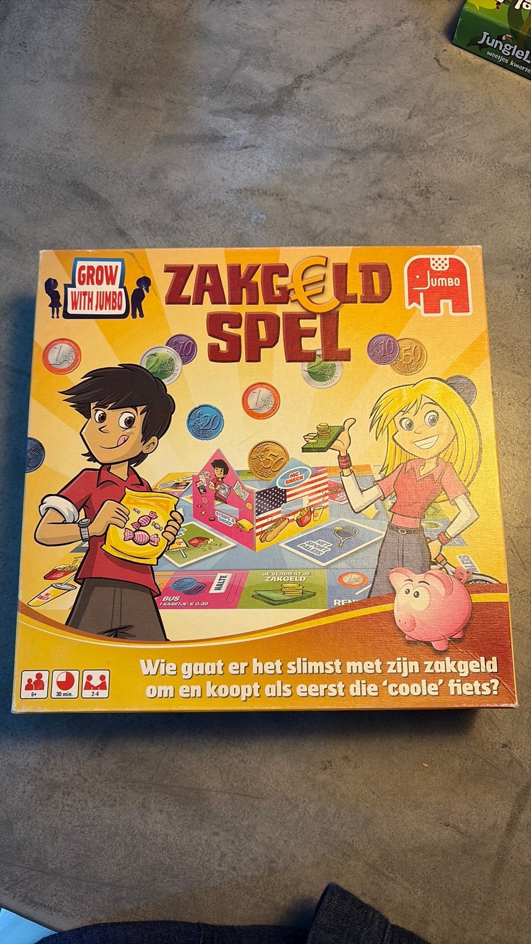 Jumbo zakgeld spel., Ophalen, Gebruikt