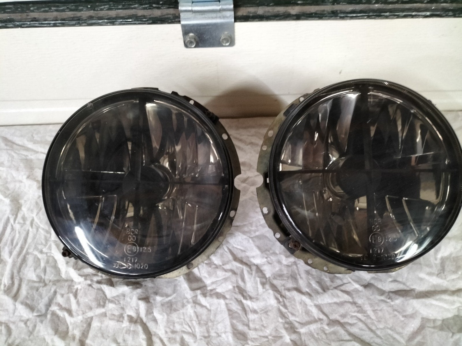 Volkswagen Golf 1 H4 donkere koplampen met kruis er in, Auto-onderdelen, Ophalen, Gebruikt, Volkswagen