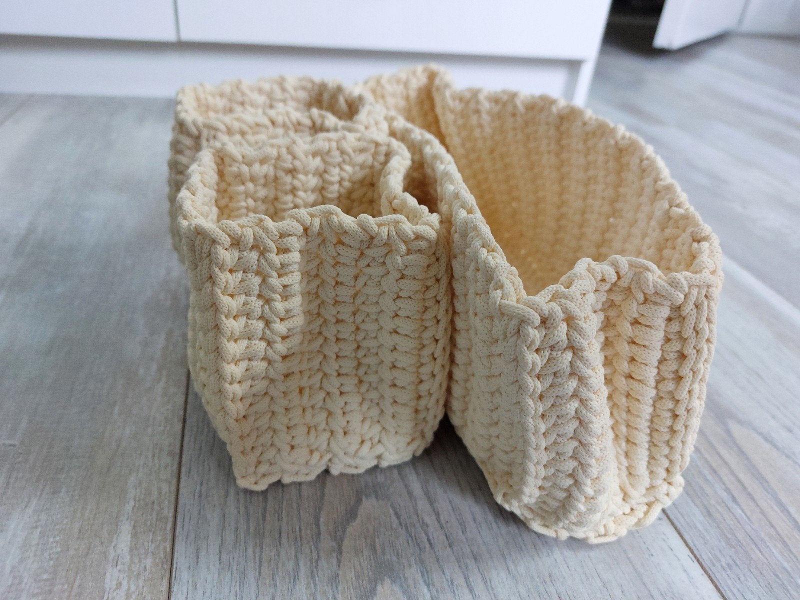 mandjes, Gevlochten, Mand, Textiel, Ophalen of Verzenden