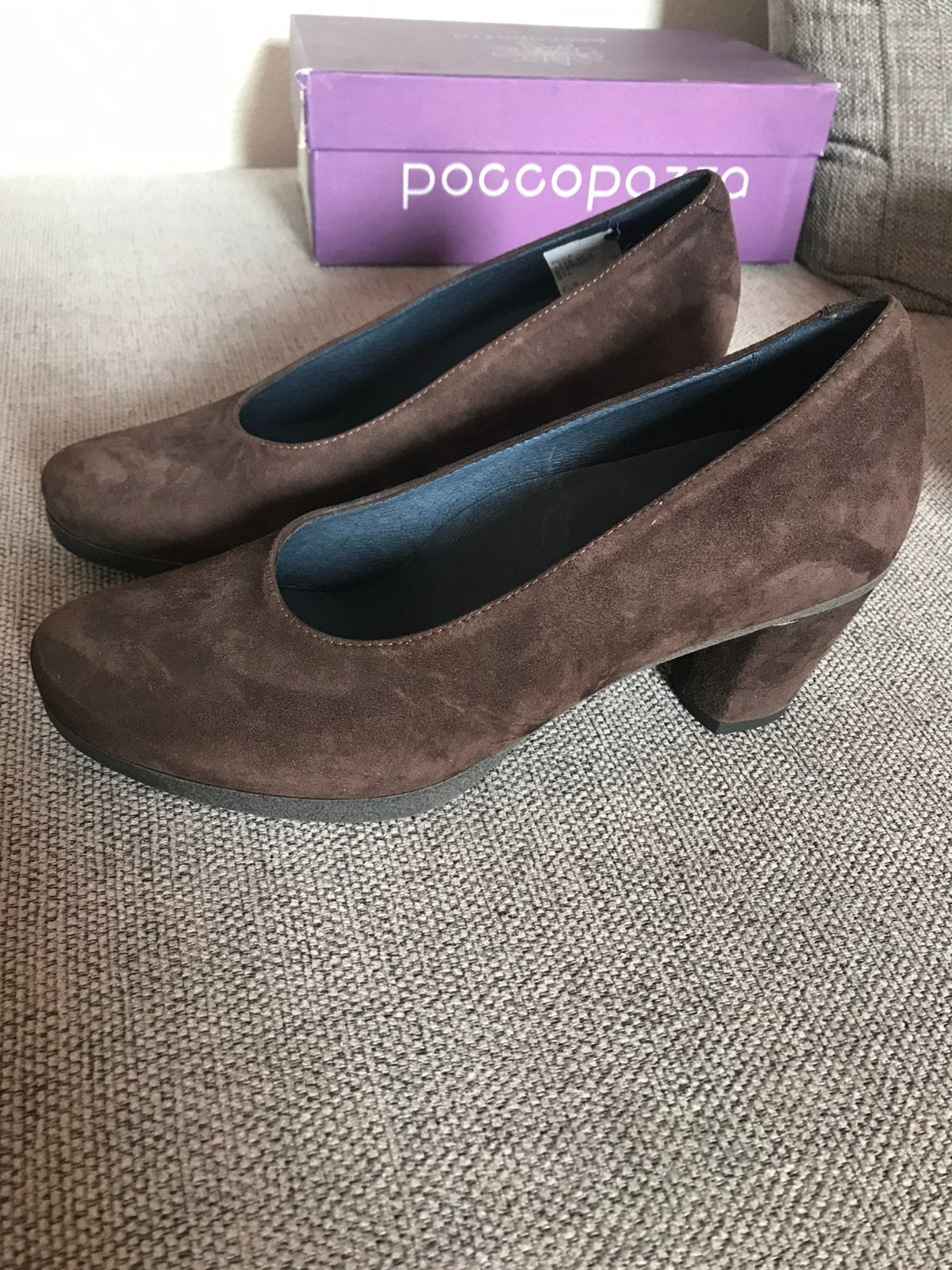 Poccopazza schoenen 37,5, Pumps, Bruin, Nieuw, Ophalen of Verzenden