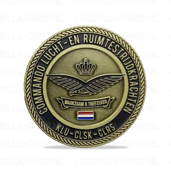 Coin Luchtmacht, Ophalen of Verzenden, Luchtmacht, Nederland, Kunstobject