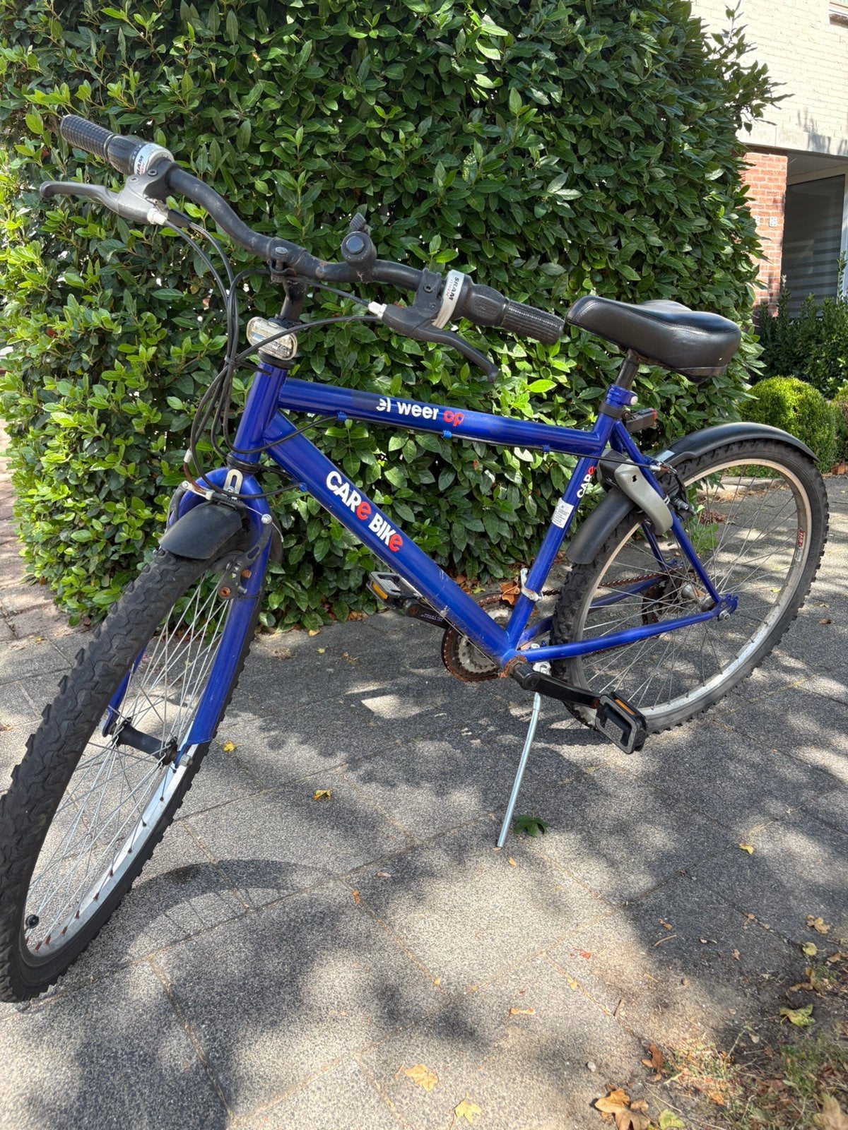 Care Bike herenfiets met versnellingen – blauw, Ophalen, Gebruikt, Overige merken, Versnellingen