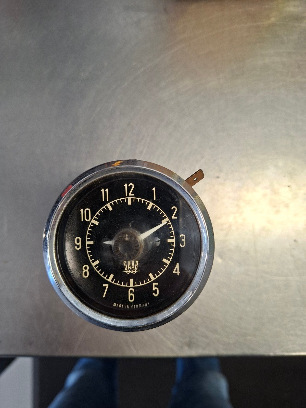 Saab 95 en 96 tijdklok voor in het dashboard, Ophalen of Verzenden, Gebruikt
