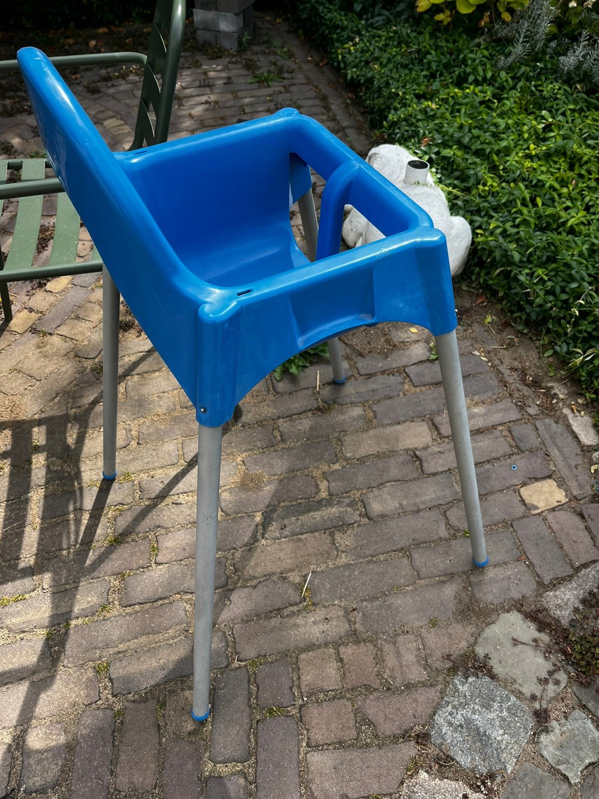 Blauwe ikea kinderstoel, Caravans en Kamperen, Kampeermeubelen, Ophalen, Gebruikt, Campingstoel