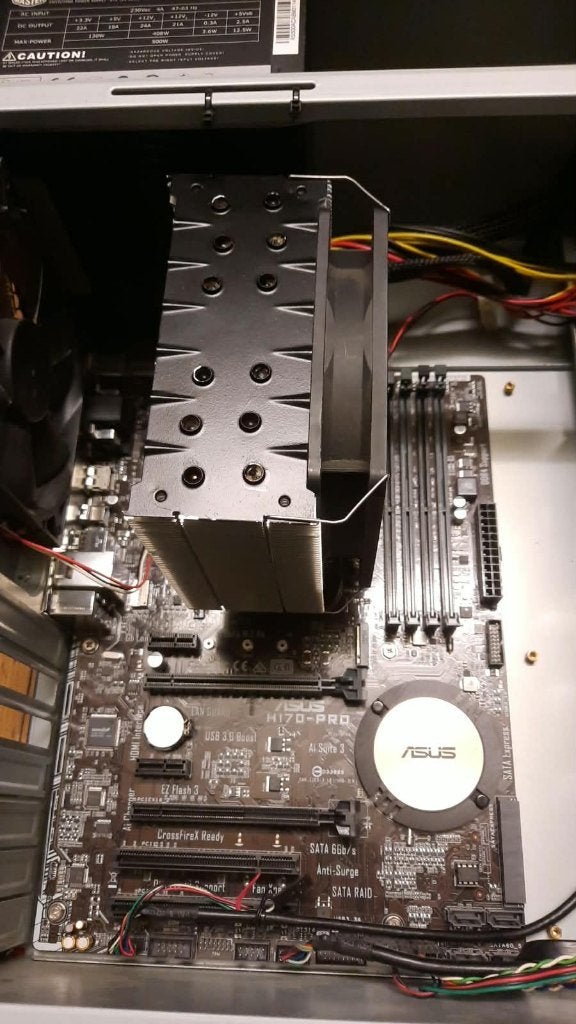 Moederbord, CPU i5 6600k en CPU Koeler - ASUS H170-PRO, Computers en Software, Ophalen, Gebruikt, LGA 1151, DDR4