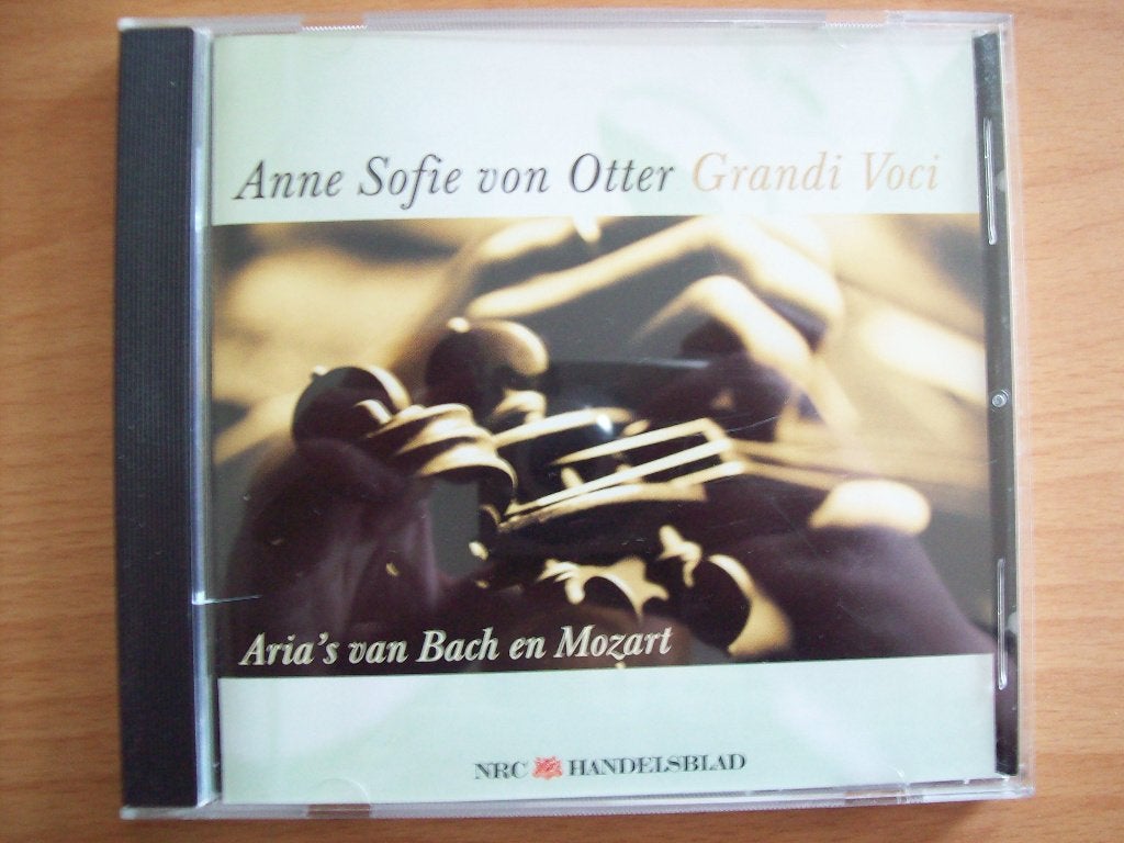 Anne Sofie von Otter - Grandi Voci: Aria's van Bach + Mozart, Opera of Operette, Ophalen of Verzenden, Zo goed als nieuw, Verzamelalbum