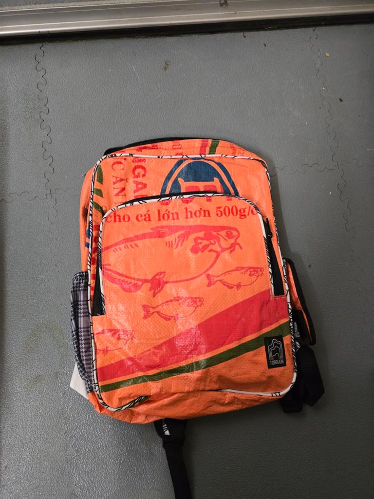 Nieuwe rugzak van voerzak gemaakt, Ophalen of Verzenden, Nieuw, Overige merken