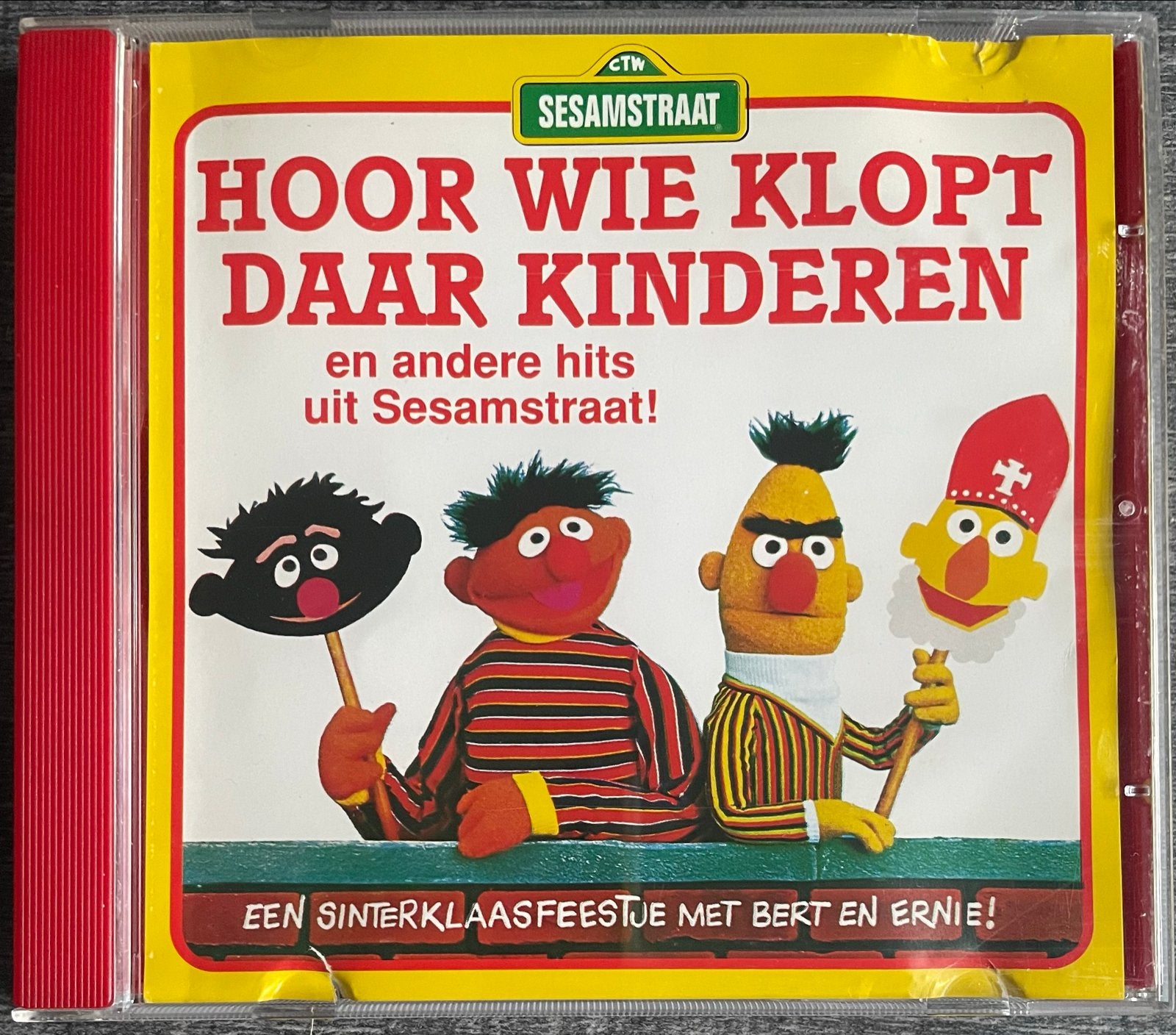 CD Sesamstraat * Hoor Wie Klopt Daar Kinderen * Bert & Ernie, Cd's en Dvd's, Ophalen of Verzenden, Muziek, Album, 3 tot 5 jaar
