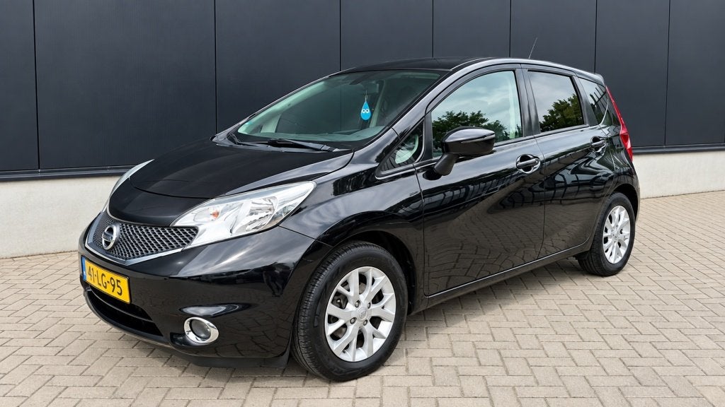 Nissan Note 1.2 Connect Edition 2Eig DealerOndr Navi ECC Cru, Auto's, 21 km/l, Stof, Zwart, Verwarmde buitenspiegels