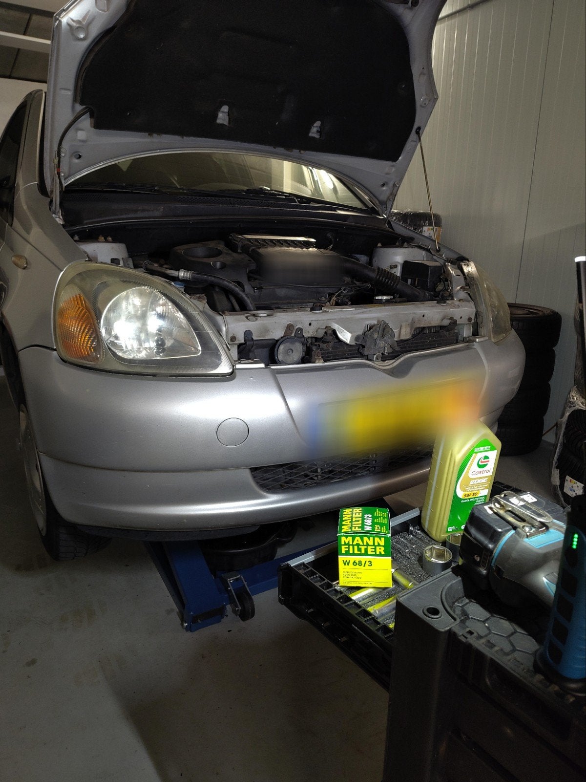 All-in olieverversing voor Toyota Yaris 1999–2005, 24-uursservice, Onderhoudsbeurt