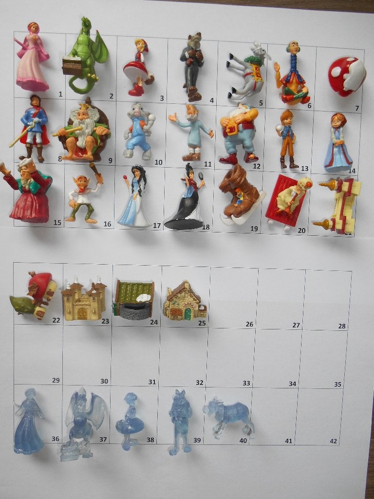 Efteling winter figuurtjes (Emte) 0,50 / 0,75 euro per stuk, Ophalen of Verzenden, Zo goed als nieuw