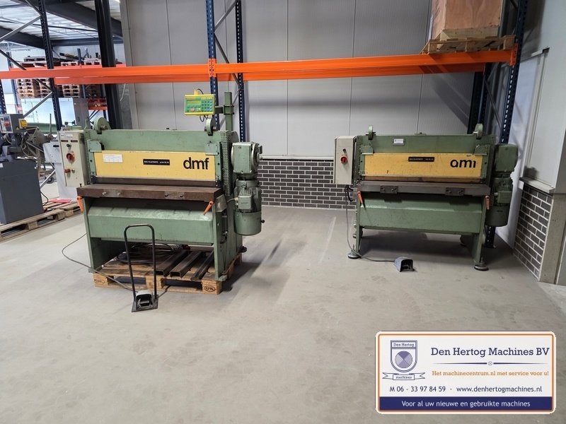Knipschaar 1100x4mm en 1350x4mm plaatschaar knipbank 400V, Ophalen, Gebruikt