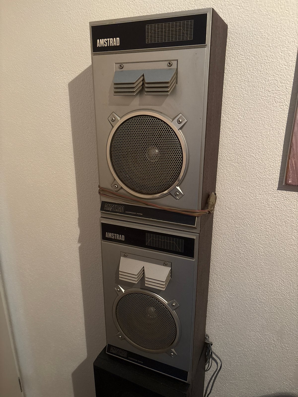 Vintage Amstrad Stereo Speakers, Overige merken, Stereo speakers, Gebruikt, Ophalen of Verzenden