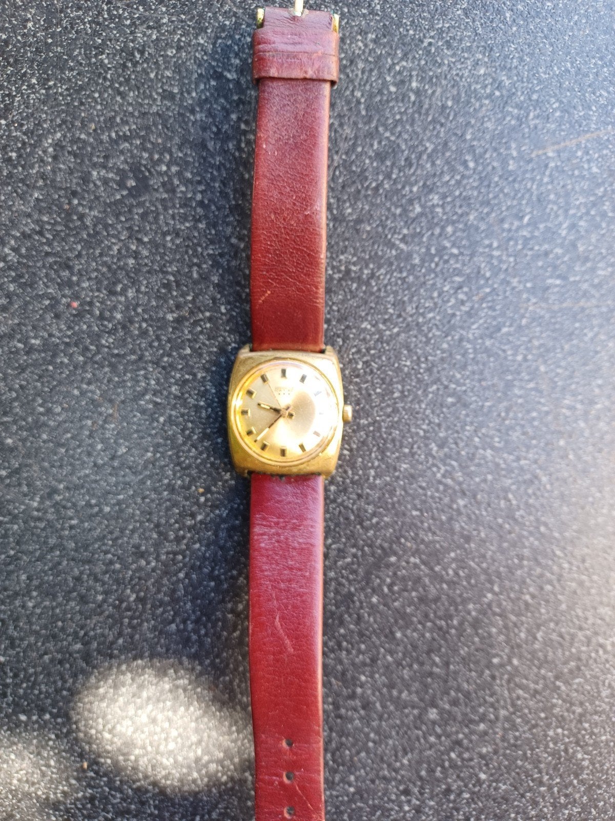 Vintage Pontiac horloge, Sieraden, Tassen en Uiterlijk, Horloges | Antiek, Overige merken, Staal, Met bandje, Polshorloge